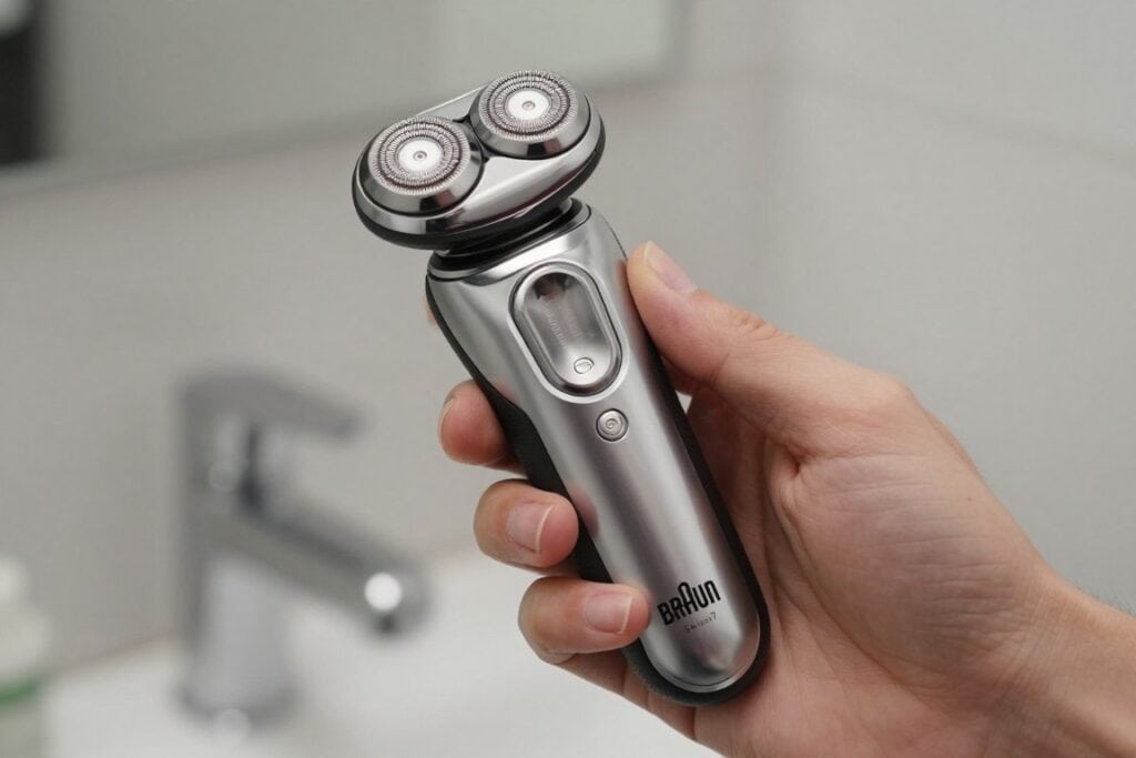 Braun Series 7 ergonomic grip design Braun Series 7 ergonomic grip design