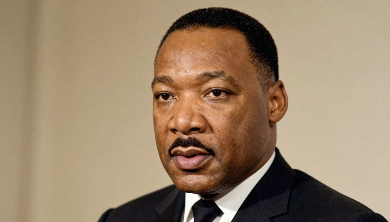Martin Luther King Jr. iconic hairstyle and professional appearance
