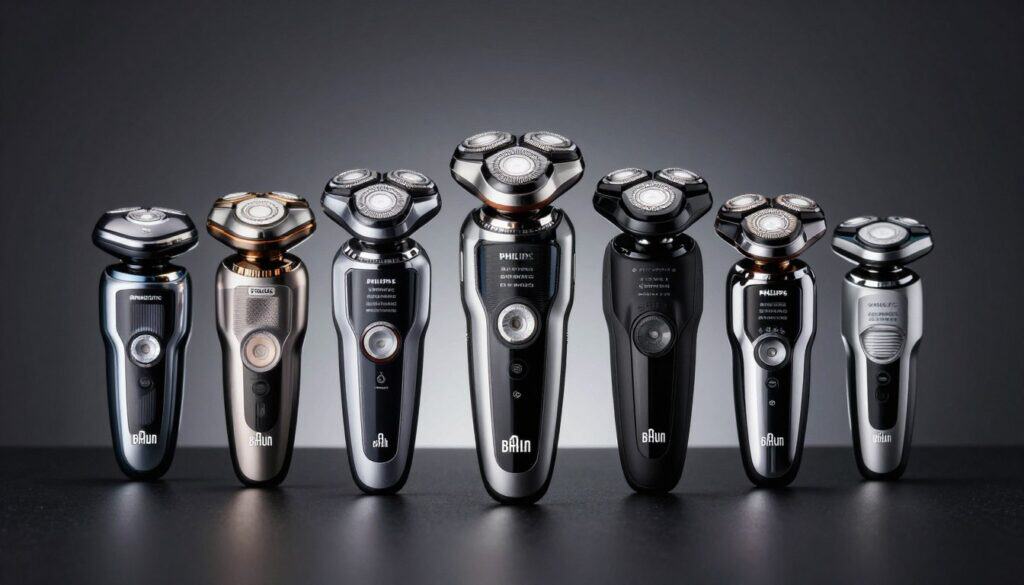 Premium electric shavers from different brands comparison Premium electric shavers from different brands comparison