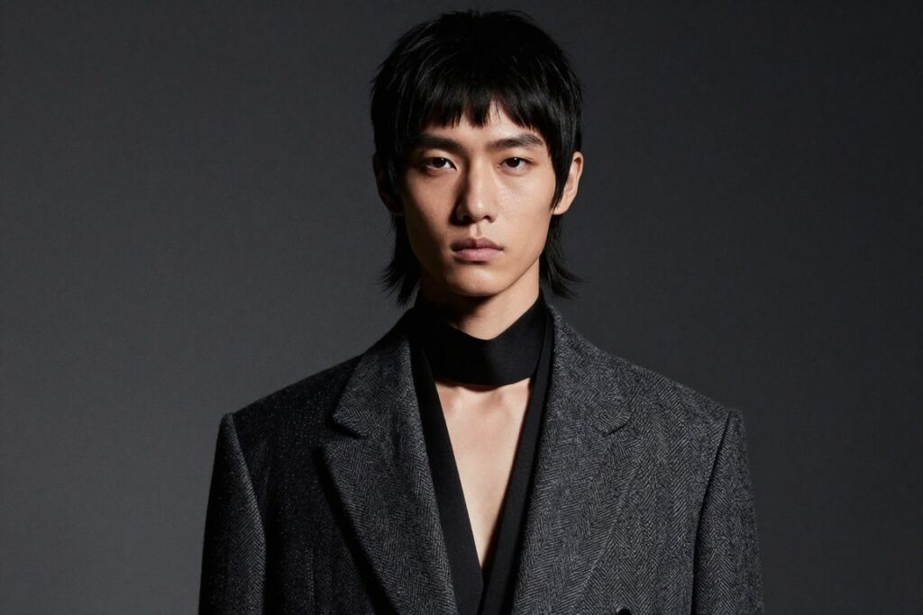 modern fashion editorial featuring mullet hairstyle modern fashion editorial featuring mullet hairstyle